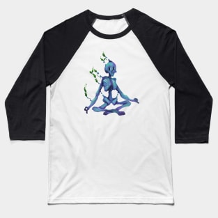 The meditating skeleton Baseball T-Shirt